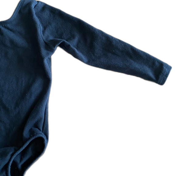Clementine Apparel Black Long Sleeve Leotard Girls' 3-4 - Picture 3 of 5